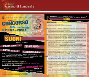 Concorso internazionale di poesia e prosa @ oratorio San Filippo Neri, Romano di Lombardia
