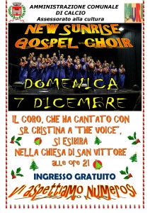 Calcio, concerto gospel @ chiesa parrocchiale San Vittore, Calcio