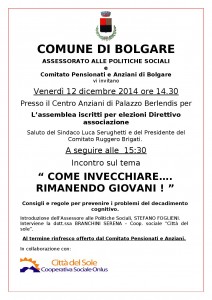 Bolgare, invecchiare rimanendo giovani @ Bolgare, palazzo Berlendis