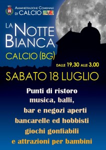 Calcio, notte bianca @ Calcio
