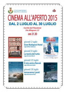Martinengo, cinema all'aperto @ Cortile del Filandone, via allegreni 37
