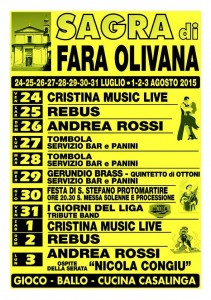 Sagra di Fara Olivana  @ Fara Olivana 