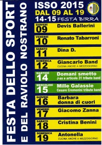 Isso, festa dello sport e del raviolo 