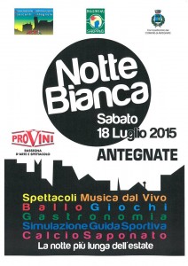 Antegnate, notte bianca  @ Centro storico di Antegnate 