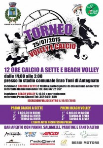 Antegnate, torneo di volley e calcio  @ Stadio comunale Enzo Toni di Antegnate 