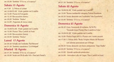 Sagra dei due castelli in festa