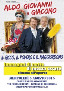 Romano, cinema all'aperto @ Cortile Palazzo Rubini, via Comelli Rubini 