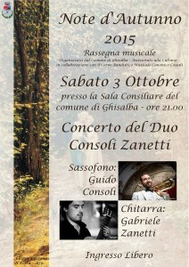 Note d'autunno 2015 @ Sala consiliare del comune di Ghisalba