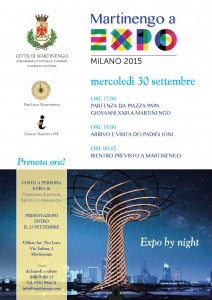 Visita ad EXPO serale 
