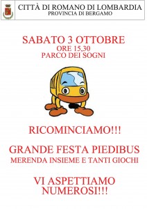 Festa Piedibus @ Parco dei sogni, Romano