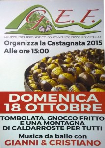 Castagnata 2015 @ Fontanella, cortile del centro giovanile Oratorio di via Scotti
