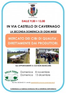 Mercato dalla terra alla tavola @ Via castello a Cavernago | Cavernago | Lombardia | Italia