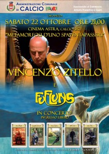 Calcio, concerto di Vincenzo Zitello  @ Calcio, cinema Astra