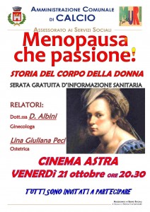 Calcio, "Menopausa che passione!" @ Cinema Astra