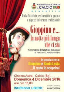 Calcio, spettacolo burattini @ Cinema Astra