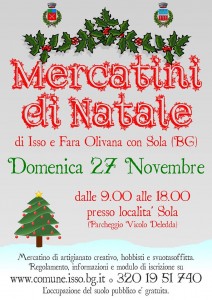Isso e Fara Olivana con Sola, mercatini di Natale @ Località Sola