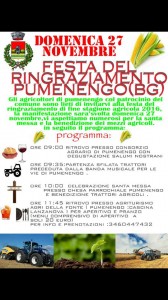 Pumenengo, Festa del Ringraziamento