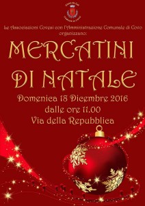 Covo, mercatini di Natale @ Via della Repubblica