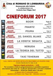 Romano, Cineforum @ Oratorio San Filippo Neri
