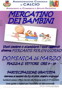 Calcio, mercatino dei bambini @ Piazza S. Vittore
