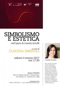 Romano, "Simbolismo ed estetica nell'opera di Cosetta Arzuffi" @ Macs - Museo d'Arte e Cultura Sacra