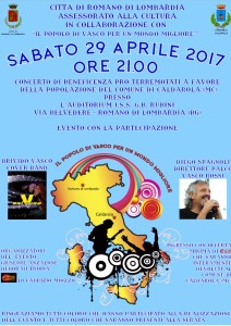 Romano, concerto di beneficenza @ Auditorium Ist. G. B. Rubini | Romano di Lombardia | Lombardia | Italia