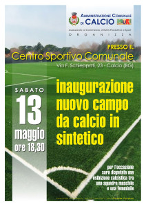 Calcio, inaugurazione nuovo campo da calcio @ Centro Sportivo Comunale | Calcio | Lombardia | Italia