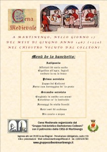 Martinengo, Cena Medievale @ Ex chiostro Clarisse - scuole medie | Martinengo | Lombardia | Italia