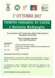 Ghisalba, visita al Tempio Ossario di Udine e al Sacrario di Redipuglia @ Monumento dei Caduti