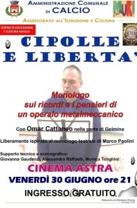 Calcio, cipolle e libertà @ Calcio, cinema astra