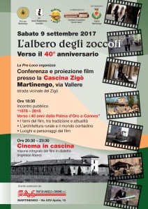 Martinengo, L'albero degli zoccoli verso il 40° anniversario: conferenza e proiezione del film @ Cascina Zigò | Martinengo | Lombardia | Italia