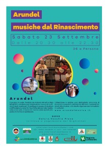 Calcio, "Arundel - musiche dal Rinascimento" @ Vecchia Pieve