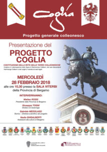 Bergamo, presentazione progetto "Coglia" @ Sala Viterbi della Provincia di Bergamo 