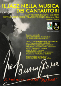 Brignano Gera D'Adda, Il jazz nella musica dei cantautori @ Palazzo Visconti