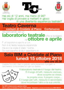 Cividate al Piano, Laboratorio Teatro Caverna @ Sala BIM, Cividate al Piano