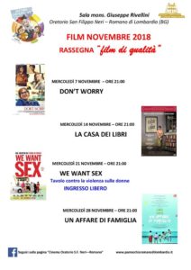Romano di Lombardia, Rassegna "Film di qualità" @ Sala Mons.Giuseppe Rivellini | Romano di Lombardia | Lombardia | Italia