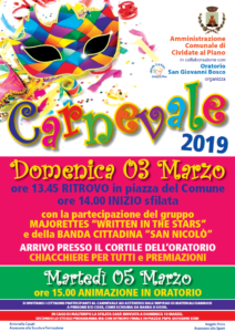 Cividate al Piano, Sfilata di Carnevale 2019 @ Comune di Cividate al Piano (BG)