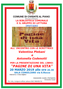 Cividate al Piano, "pagine di una vita" @ Cividate al Piano