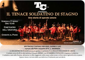 Cividate al Piano, spettacolo teatrale "Il tenace soldatino di stagno" @ Cineteatro dell'oratorio di Cividate al Piano 