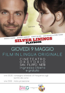 Romano di Lombardia, proiezione del film "silver linings" @ cineteatro oratorio San Filippo Neri