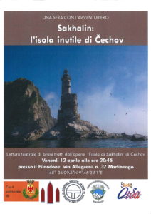 Martinengo, lettura teatrale "l'isola di Sakhalin" @ Filandone, Martinengo