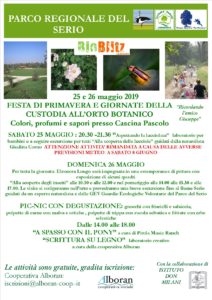 Romano, "Festa di primavera e giornate di custodia dell'orto botanico" @ Romano di Lombardia