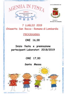 Romano di Lombardia, "AGENHA in festa" @ Romano di Lombardia