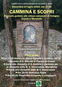 Cologno al Serio, "Cammina e scopri" @ Cologno al Serio, da piazza Agliardi