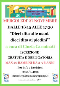 Ghisalba, Letture "Nati per leggere" @ Ghisalba, Biblioteca