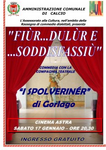 Calcio, commedia dialettale @ Calcio, cinema Astra