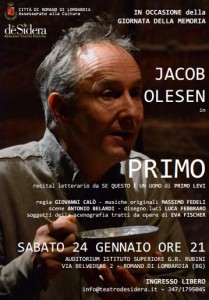 Romano, recital 'Primo' per la Giornata della Memoria @ auditorium G.B. Rubini | Bassano del Grappa | Veneto | Italia