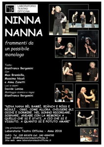 Urgnano, Spettacolo Teatrale "Ninna Nanna" @ Auditorium Comunale di Urgnano | Urgnano | Lombardia | Italia
