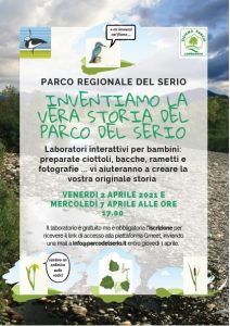 Parco del Serio, laboratorio "Inventiamo la vera storia del Parco del Serio" @ evento on-line